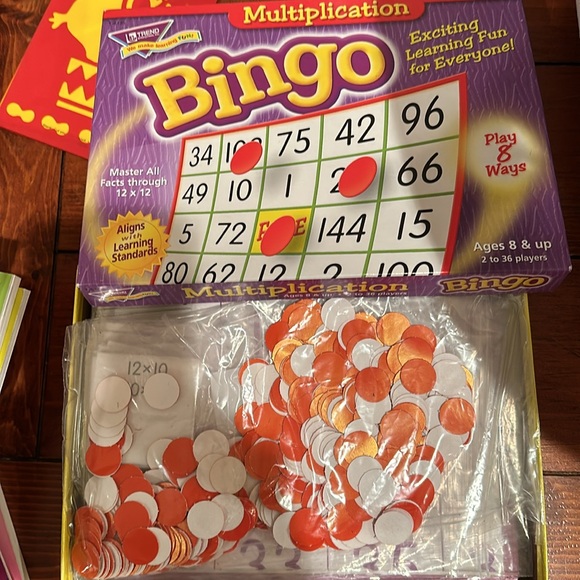 New Multiplication Bingo Grades 2-4 - Picture 2 of 3